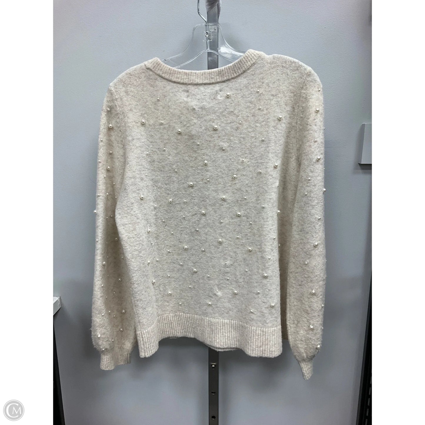 Sweater By Loft In Cream, Size: S