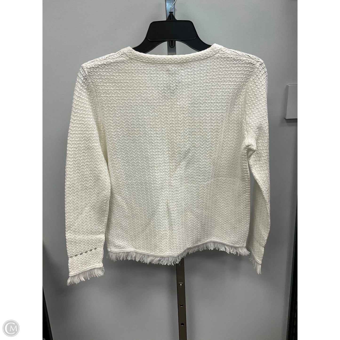 Sweater Cardigan By J. Crew In Cream, Size: Xs