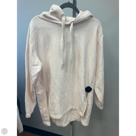 Sweatshirt Hoodie By Athleta In Peach, Size: M