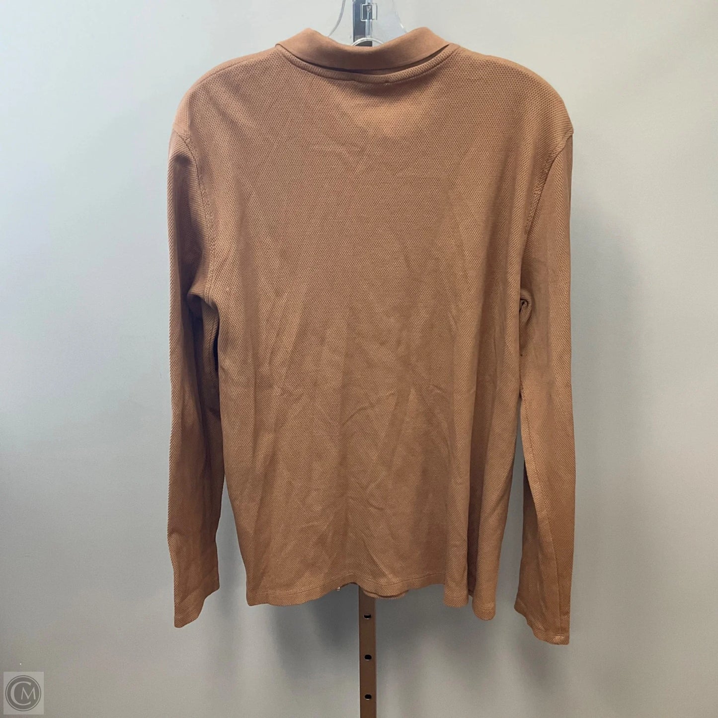 Top Long Sleeve By Reiss In Brown, Size: L