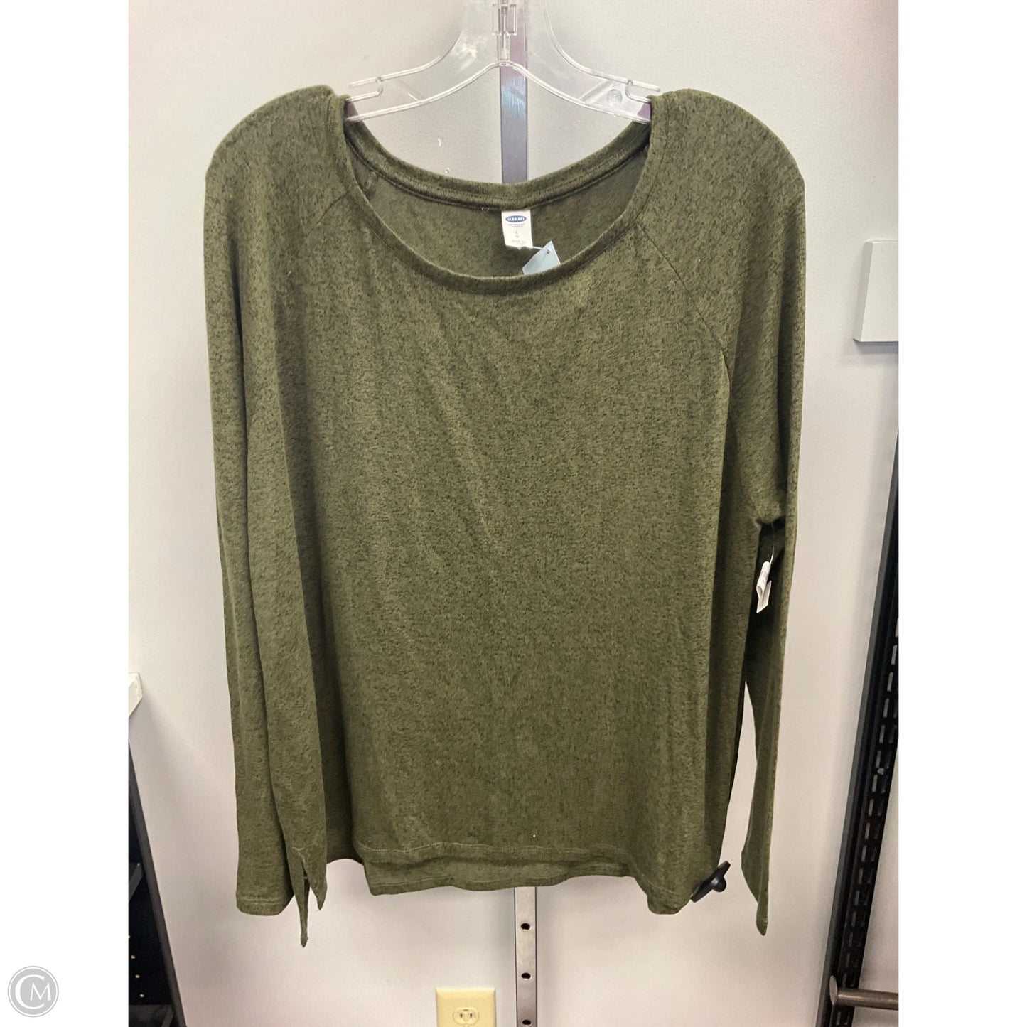Top Long Sleeve By Old Navy In Green, Size: L