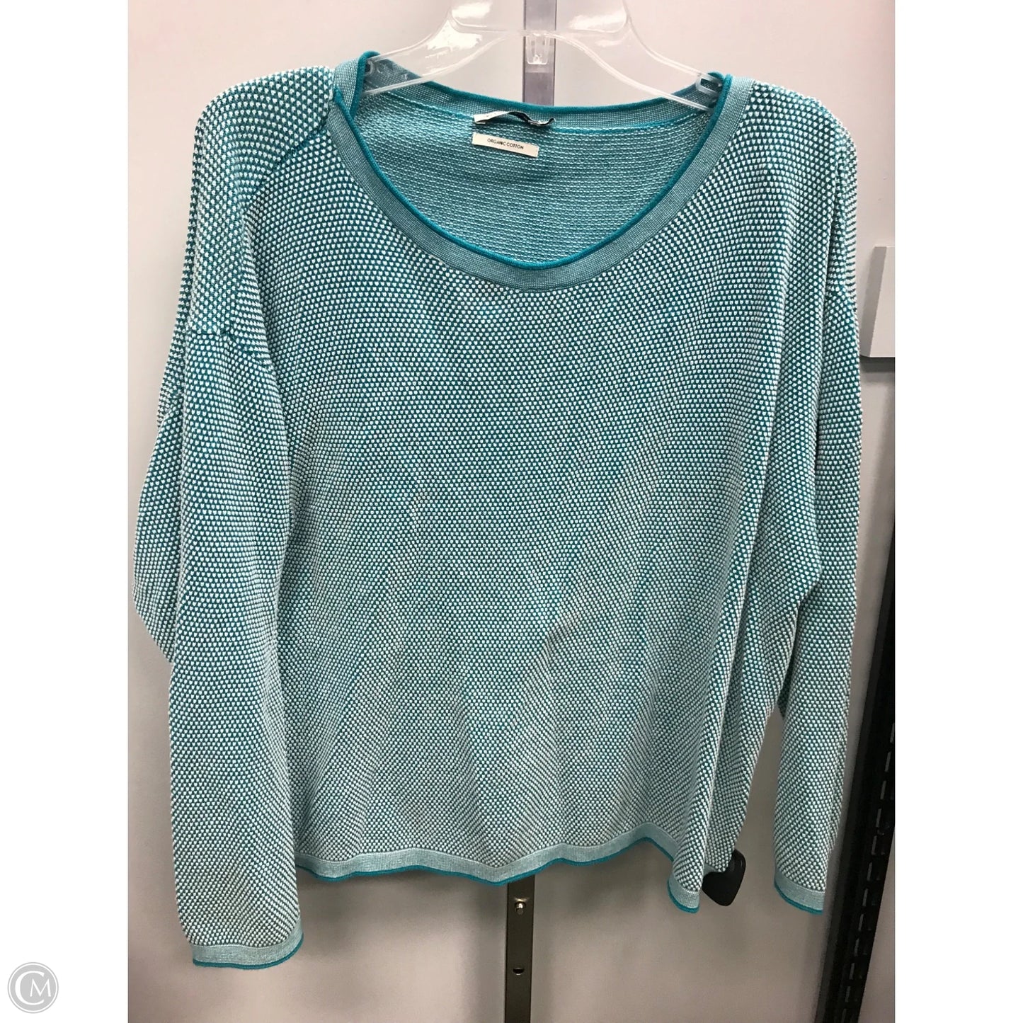 Top Long Sleeve By Cmc In Teal, Size: Xxl