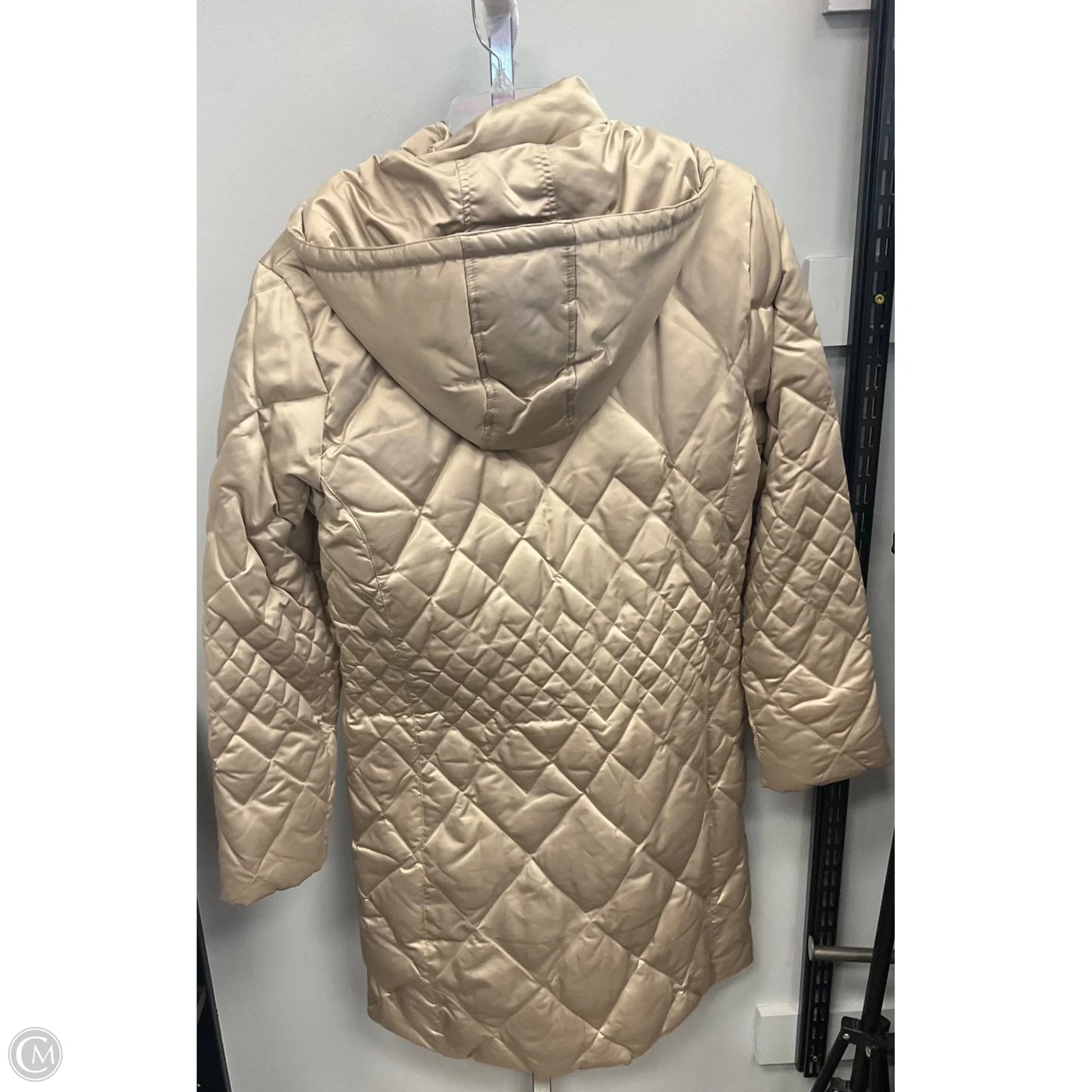 Coat Puffer & Quilted By Ana In Gold, Size: M