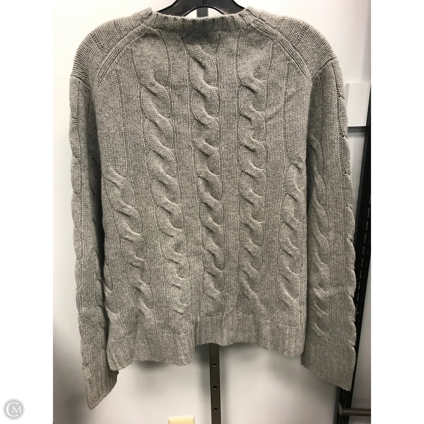Sweater By Polo Ralph Lauren In Grey, Size: Xl