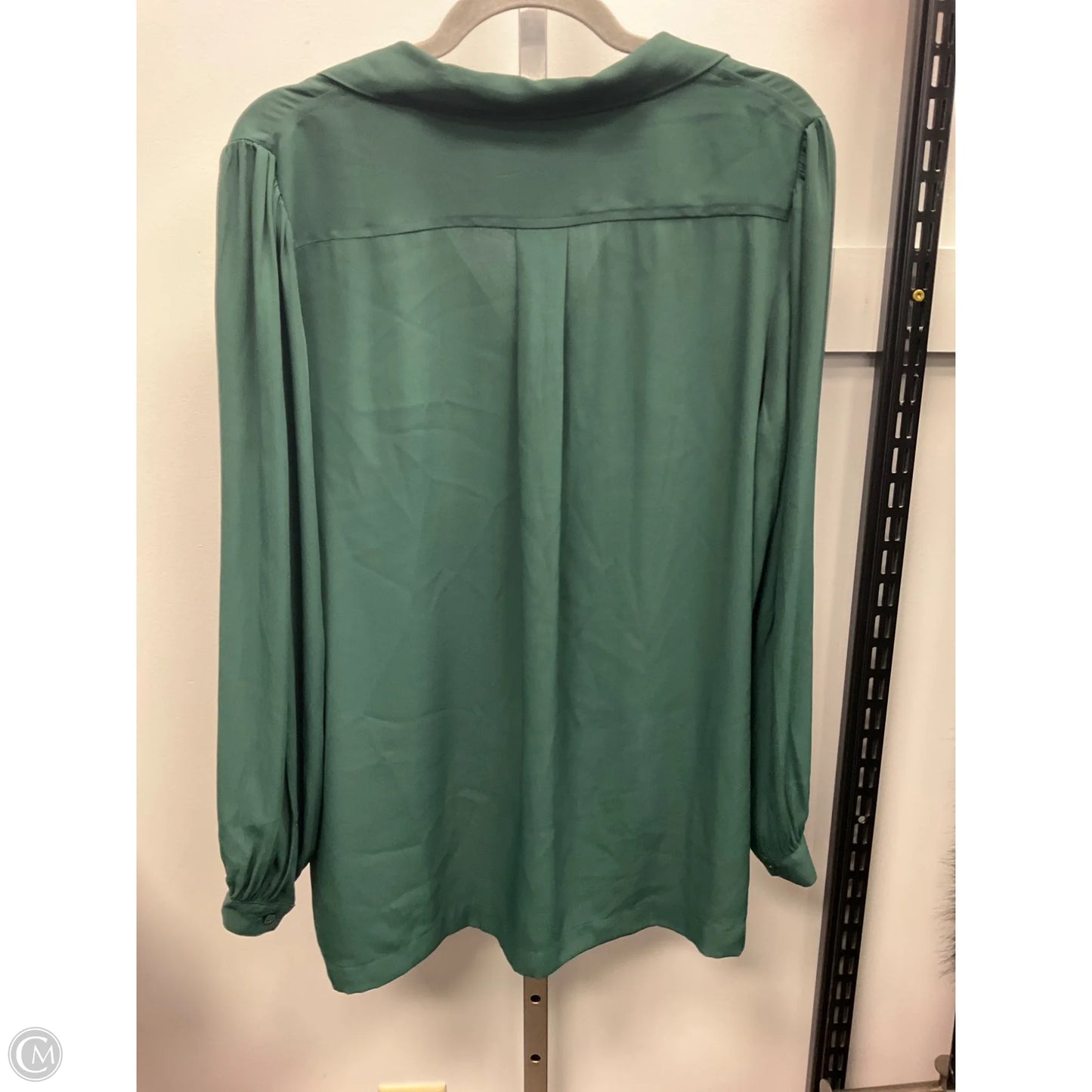 Top Long Sleeve By White House Black Market In Green, Size: M