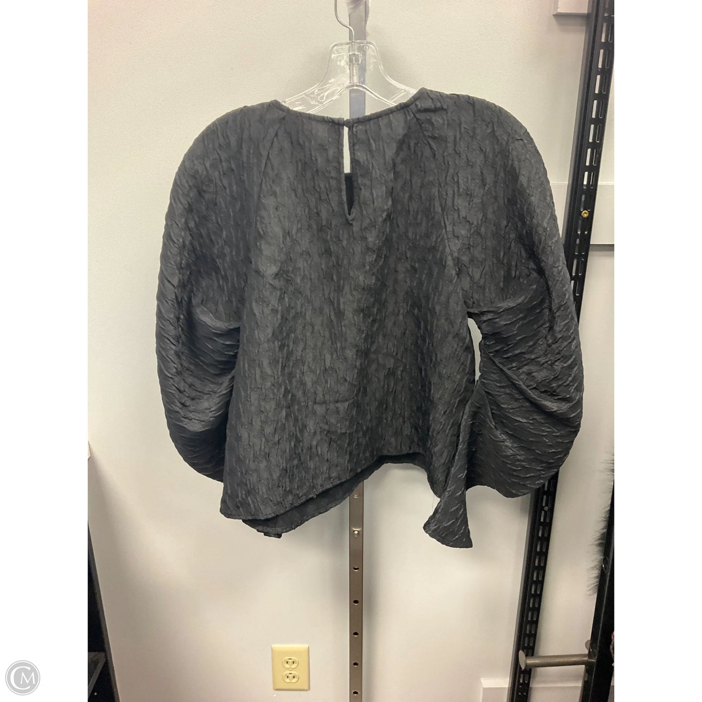 Top Long Sleeve By Express In Black, Size: S