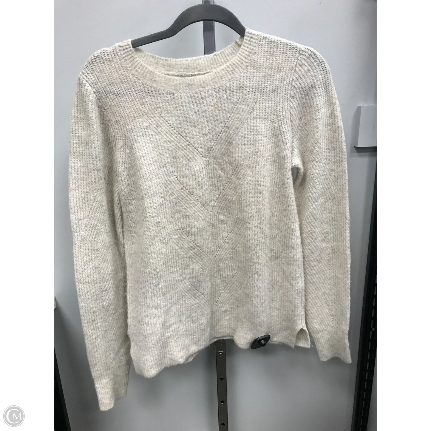 Sweater By Loft In Cream, Size: S