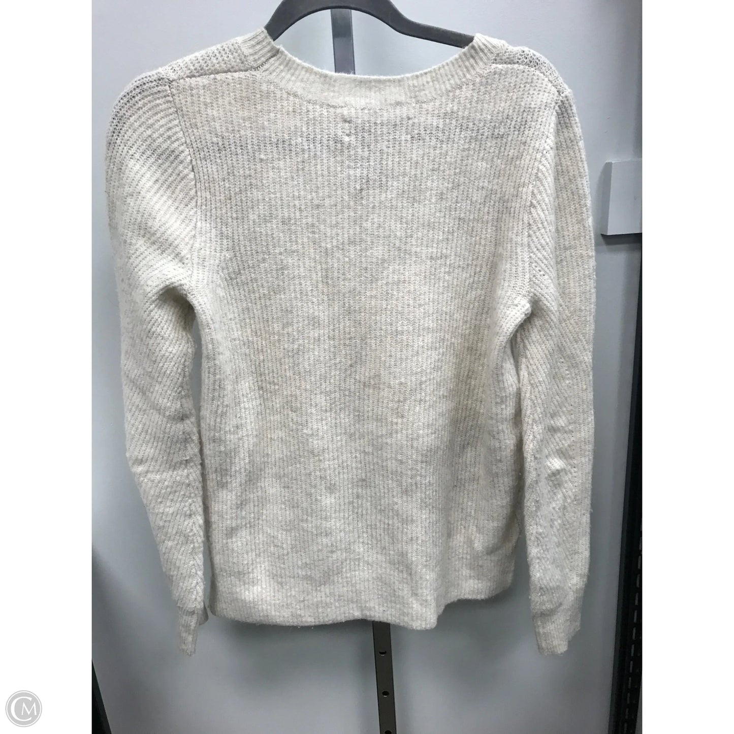Sweater By Loft In Cream, Size: S