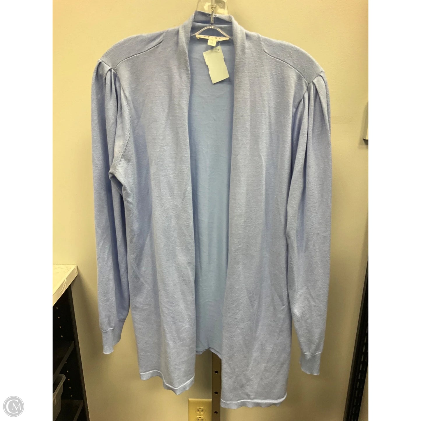 Sweater Cardigan By Cyrus In Blue, Size: L