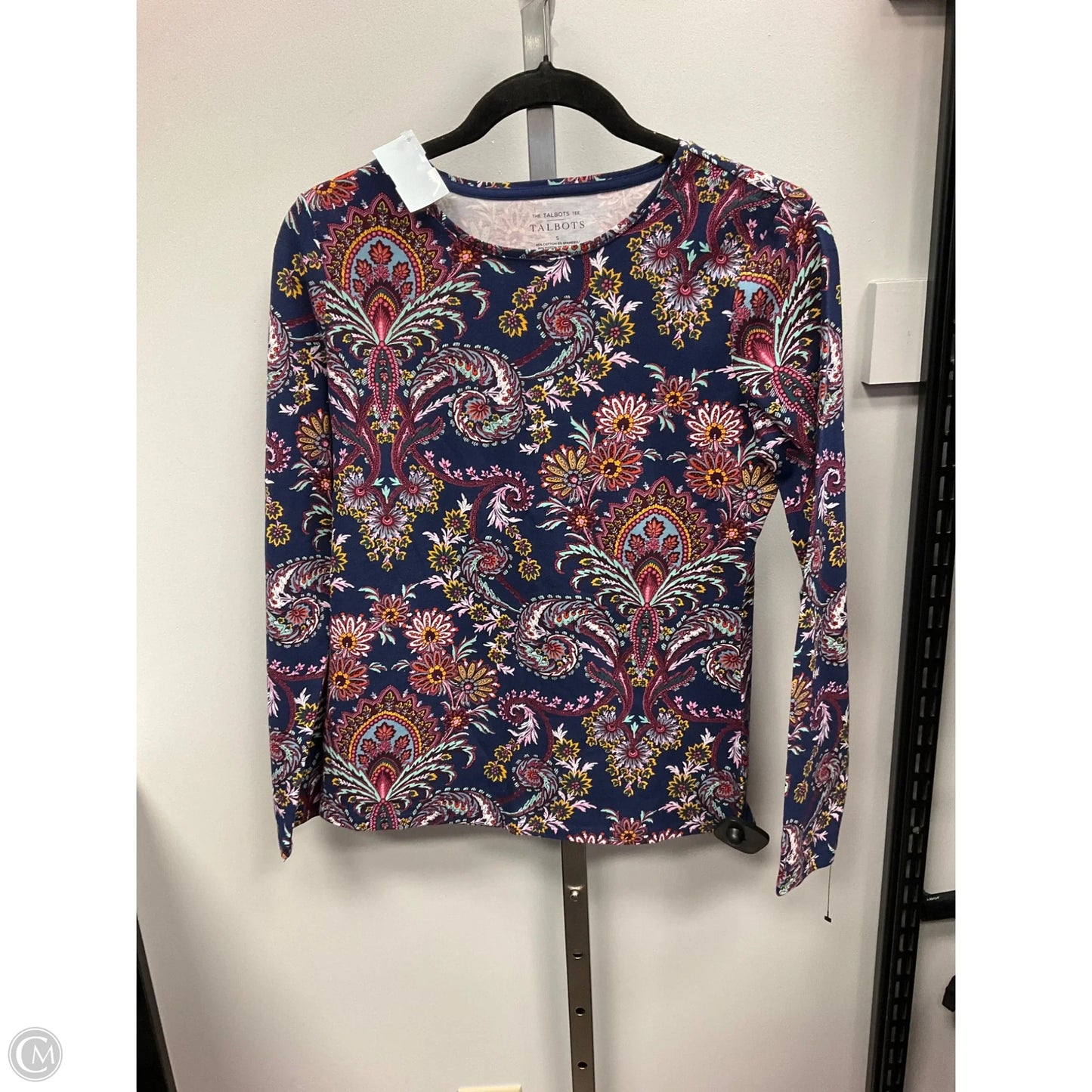 Top Long Sleeve By Talbots In Floral Print, Size: S