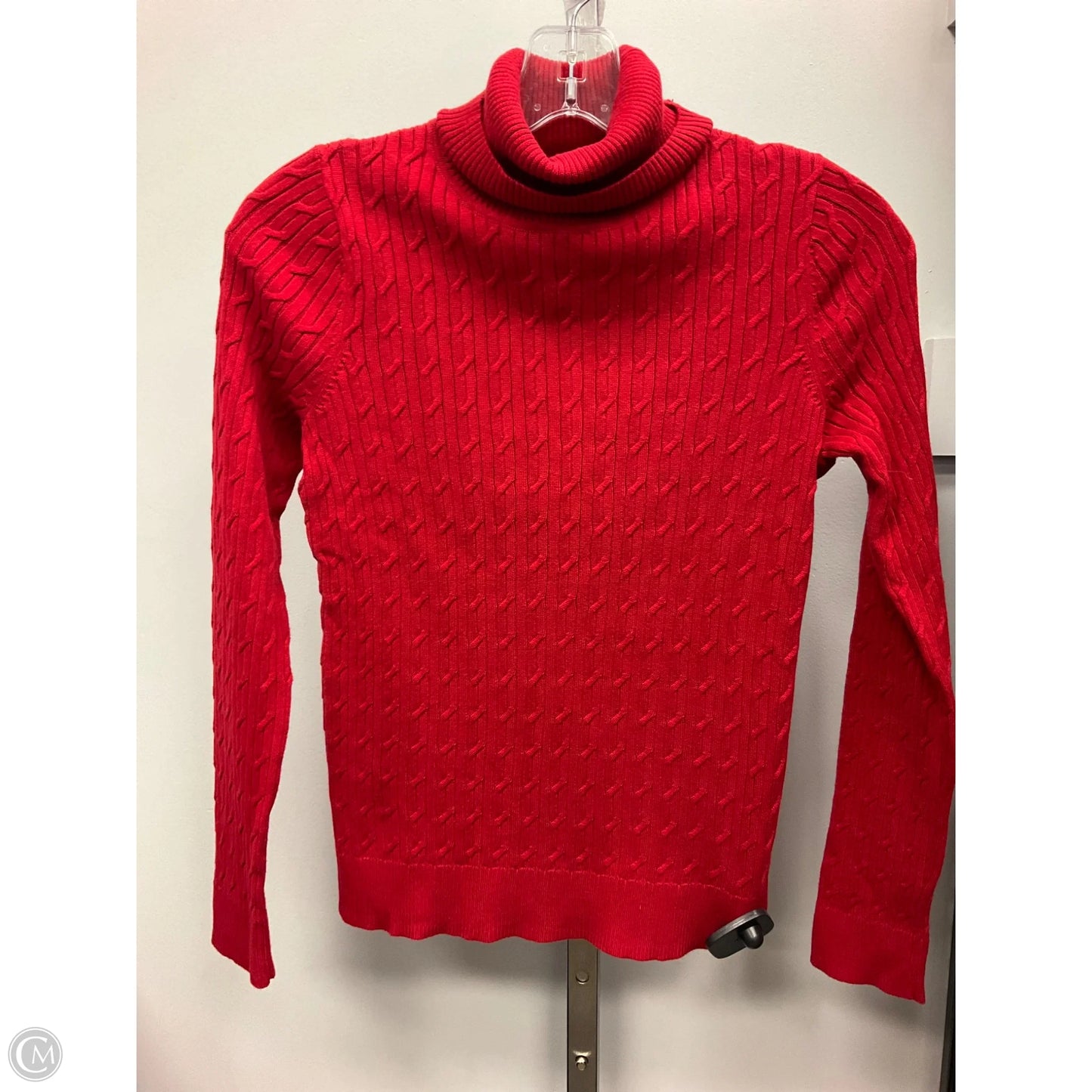 Top Long Sleeve By Talbots In Red, Size: Sp