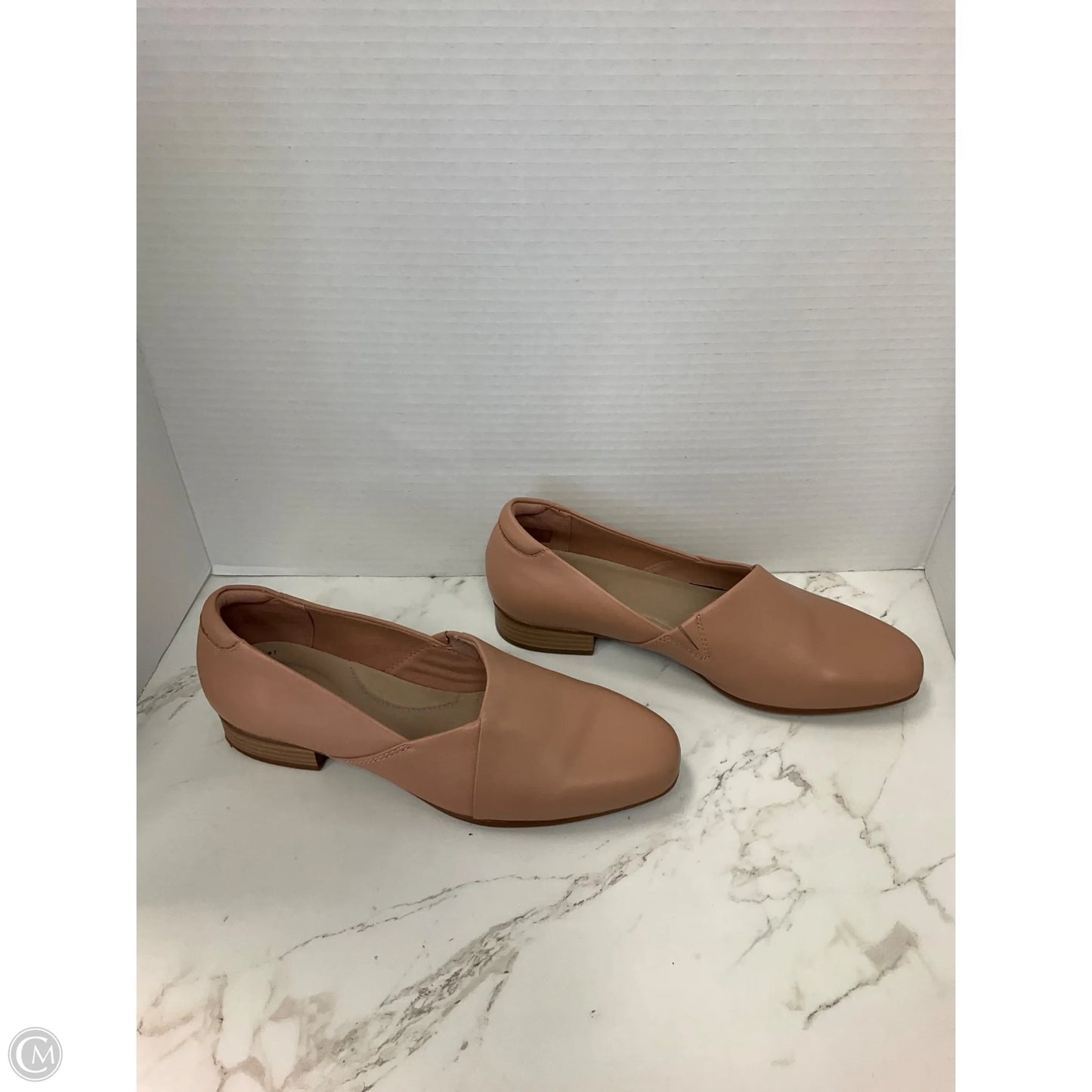 Shoes Heels Block By Clarks In Beige, Size: 8