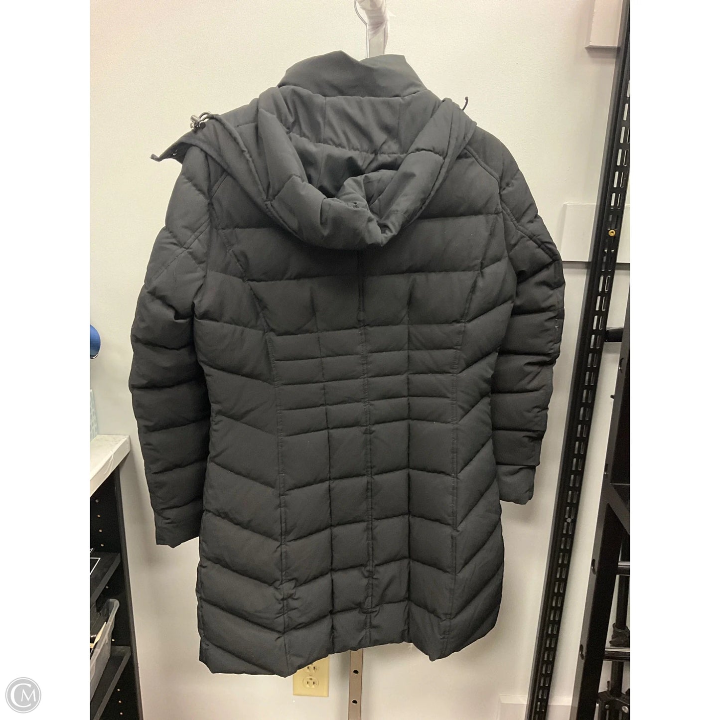 Coat Puffer & Quilted By Calvin Klein In Black, Size: S