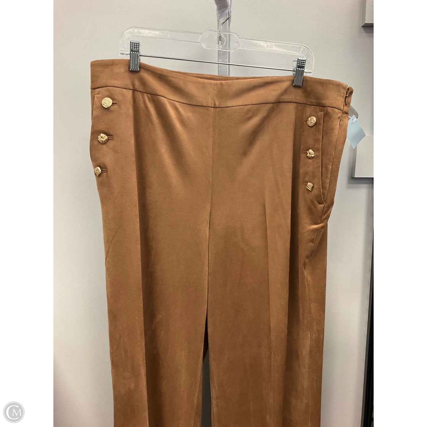 Pants Designer By Karl Lagerfeld In Brown, Size: 16