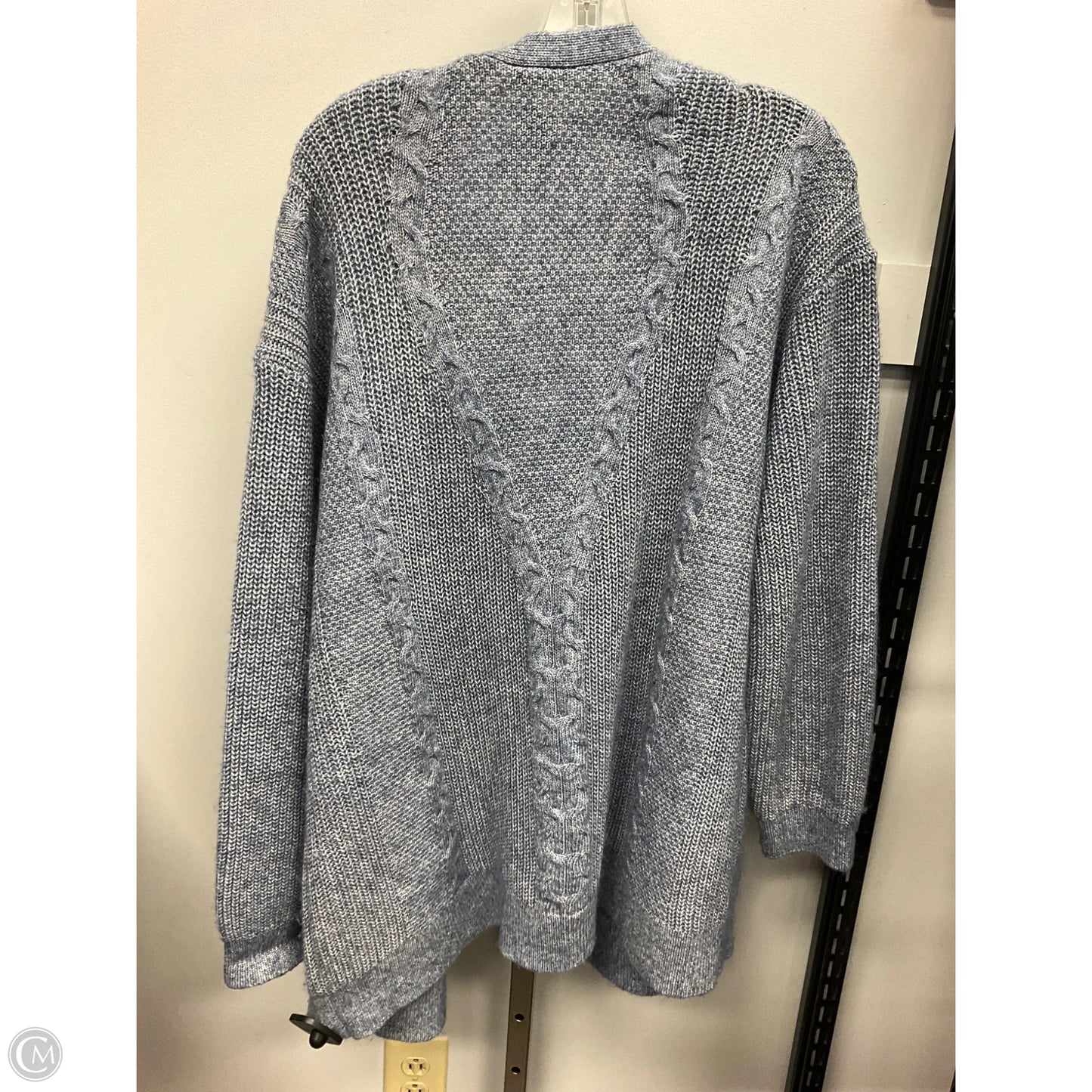 Sweater Cardigan By Talbots In Blue, Size: Xl