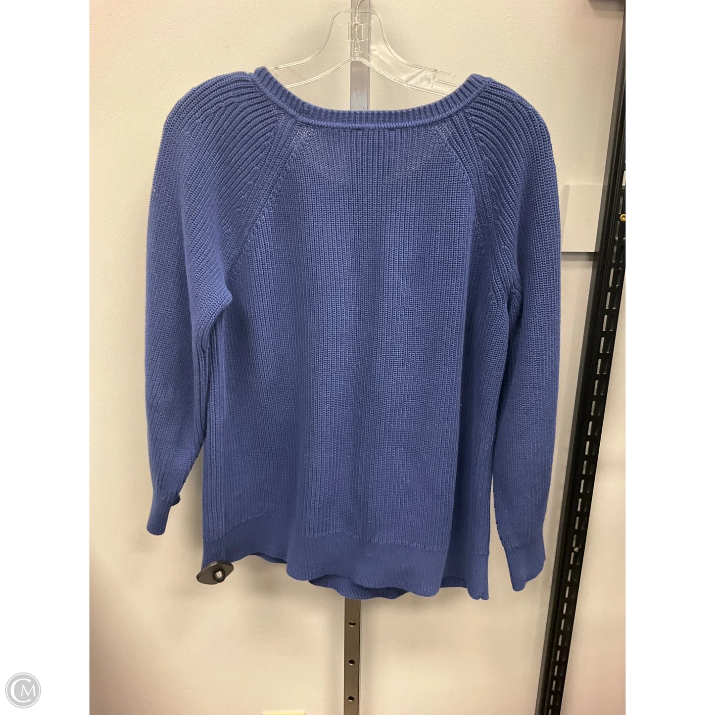Sweater By Talbots In Blue, Size: 1x