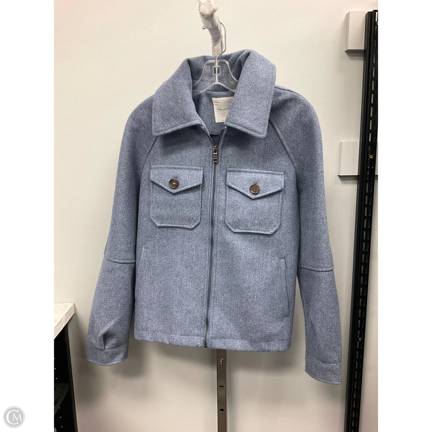 Jacket Other By Avec Les Filles In Blue, Size: S