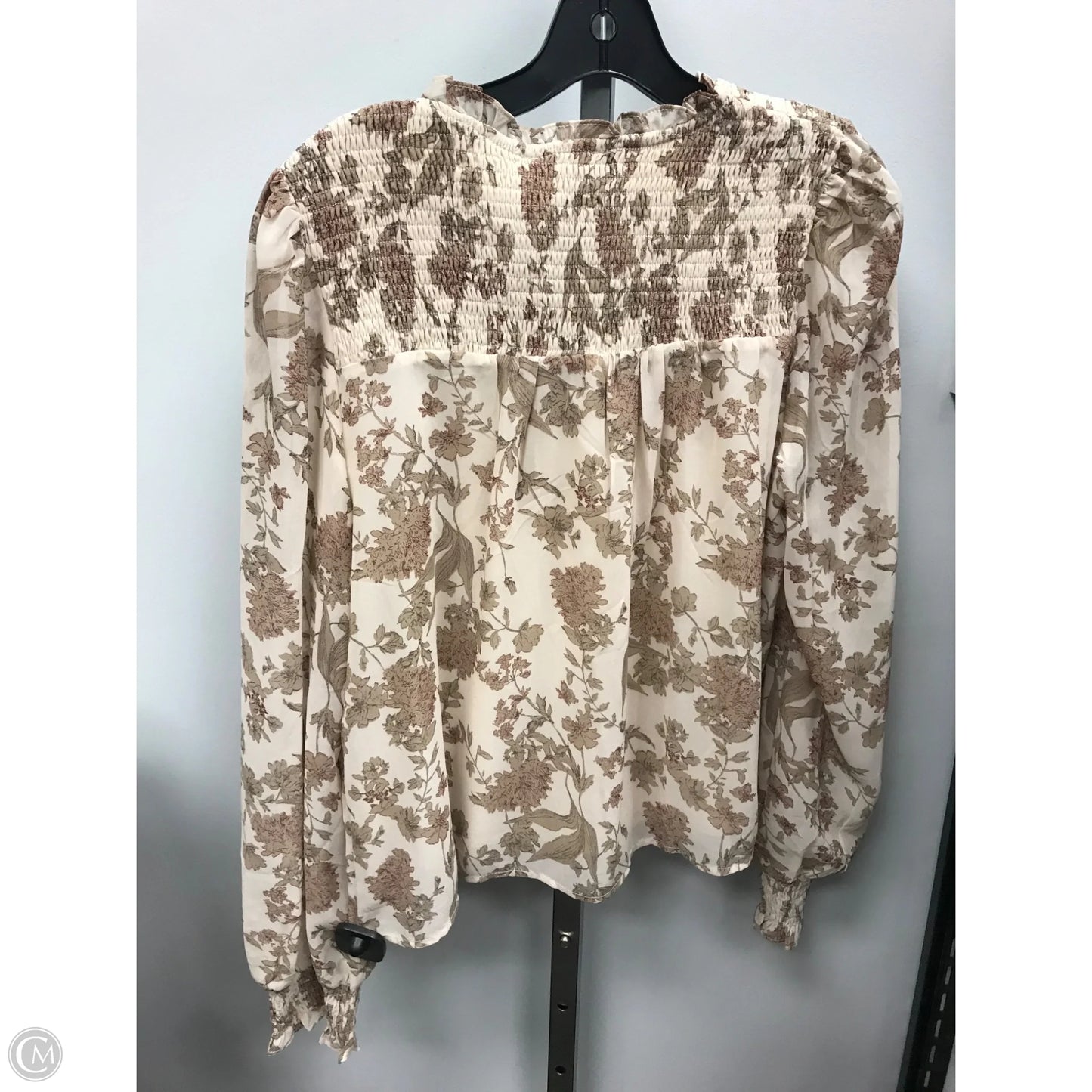 Top Long Sleeve By &merci In Cream, Size: M