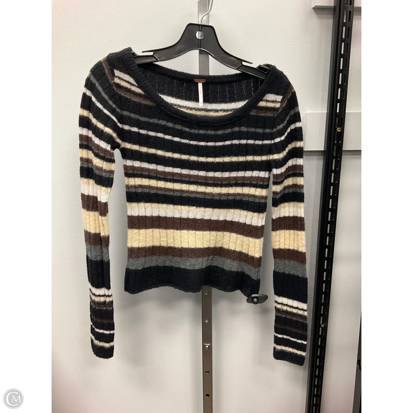 Sweater By Free People In Striped Pattern, Size: Xs