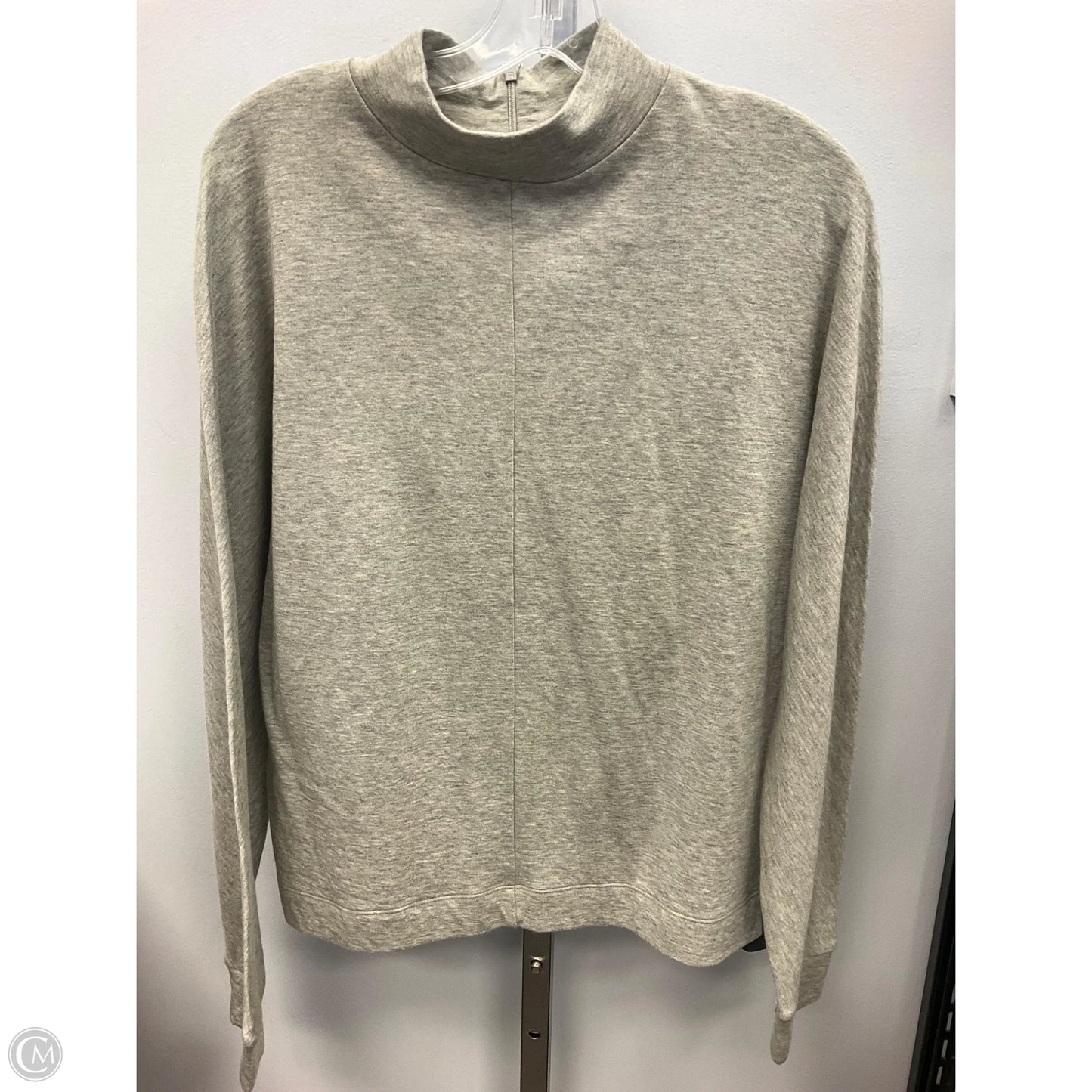 Top Long Sleeve By Madewell In Grey, Size: L