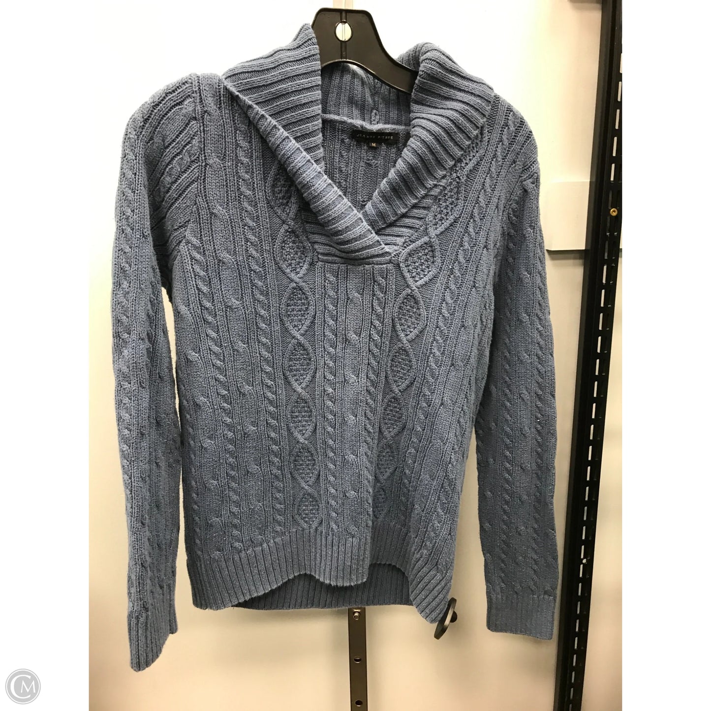 Sweater By Jeanne Pierre In Blue, Size: M