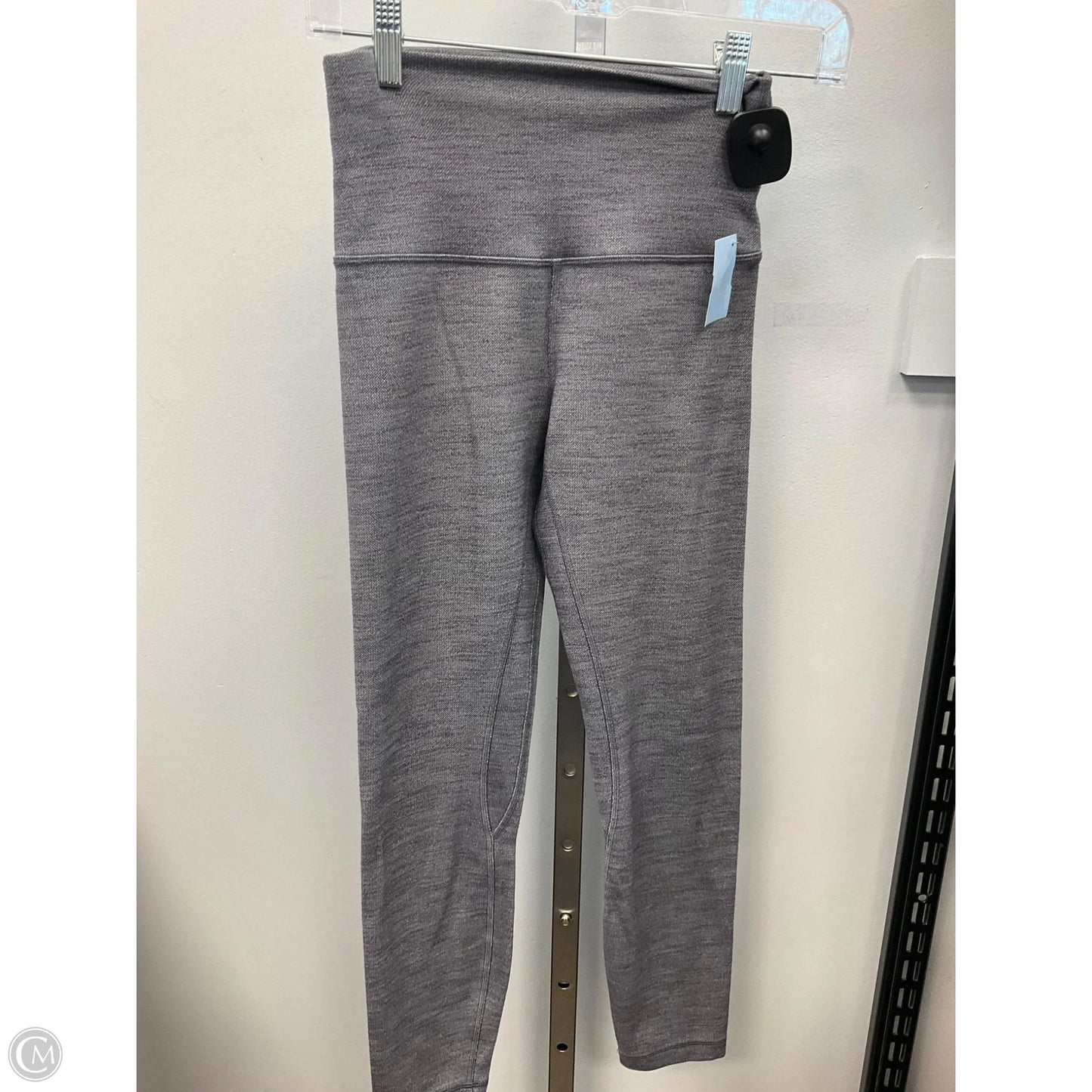 Athletic Leggings By Lululemon In Grey, Size: S