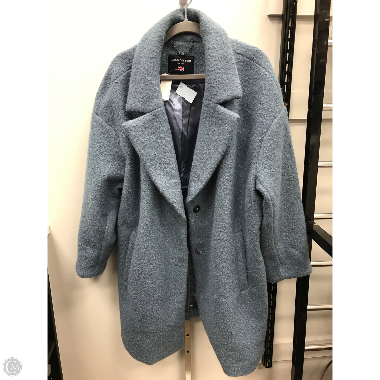 Coat Other By London Fog In Blue, Size: 2x
