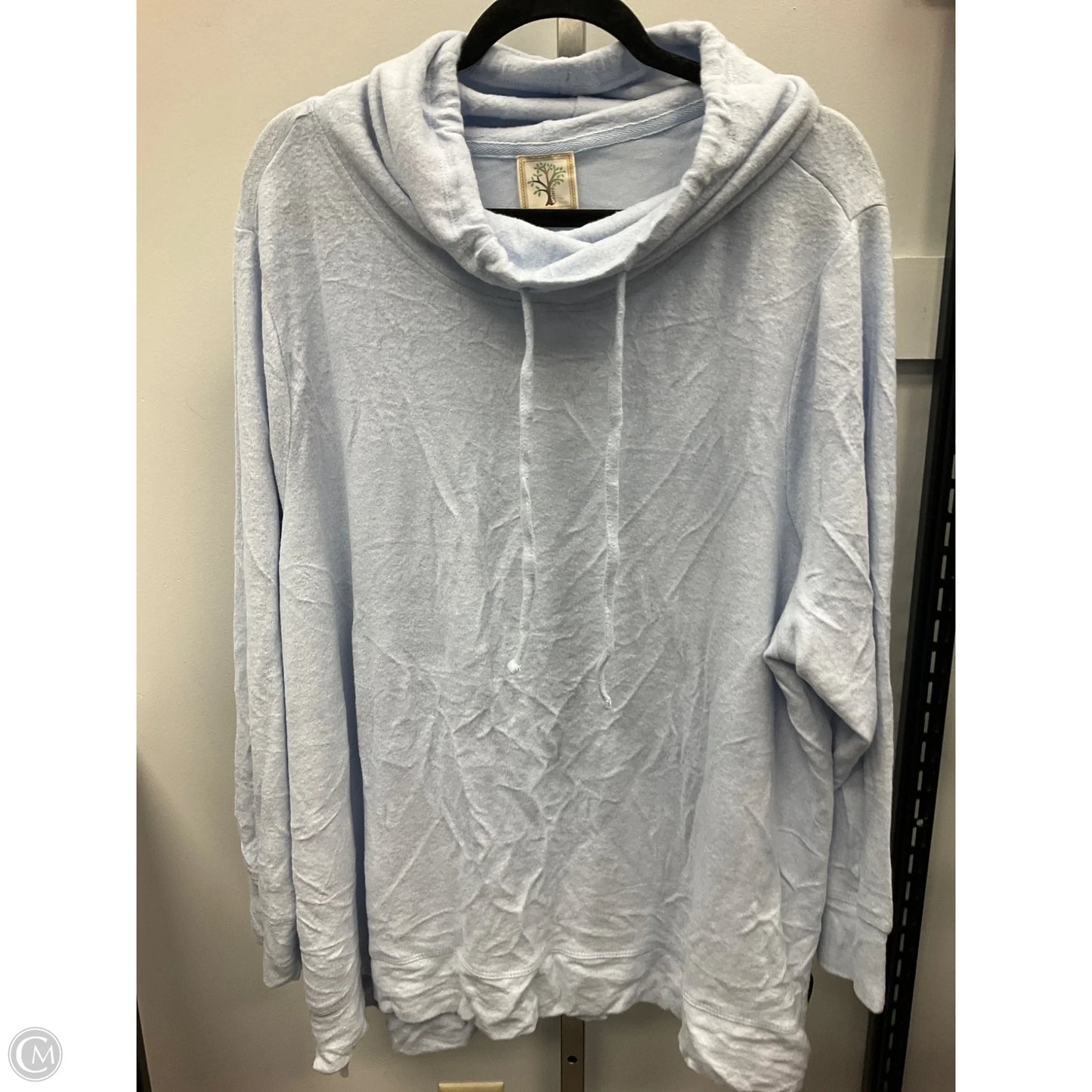 Top Long Sleeve By Cmc In Blue, Size: 3x