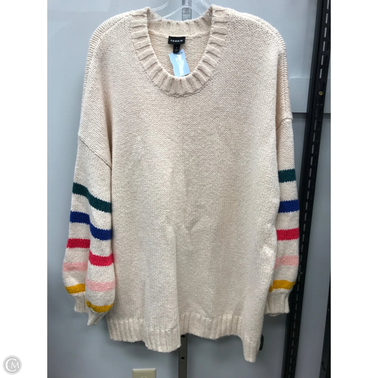 Sweater By Torrid In Beige, Size: 3x