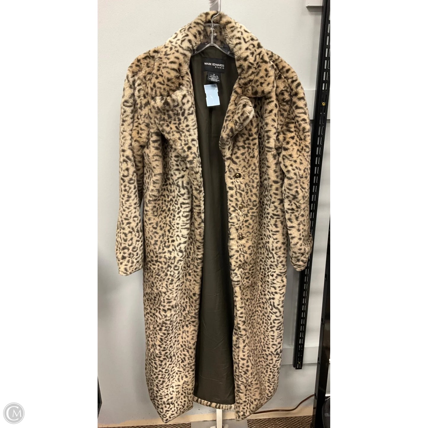 Coat Faux Fur & Sherpa By Cmc In Animal Print, Size: Xs