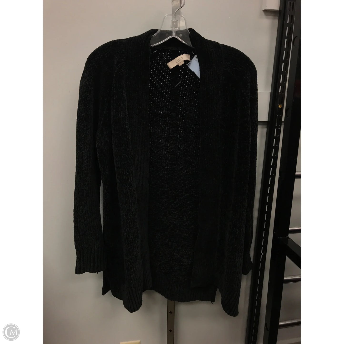 Sweater Cardigan By Loft In Black, Size: Xs