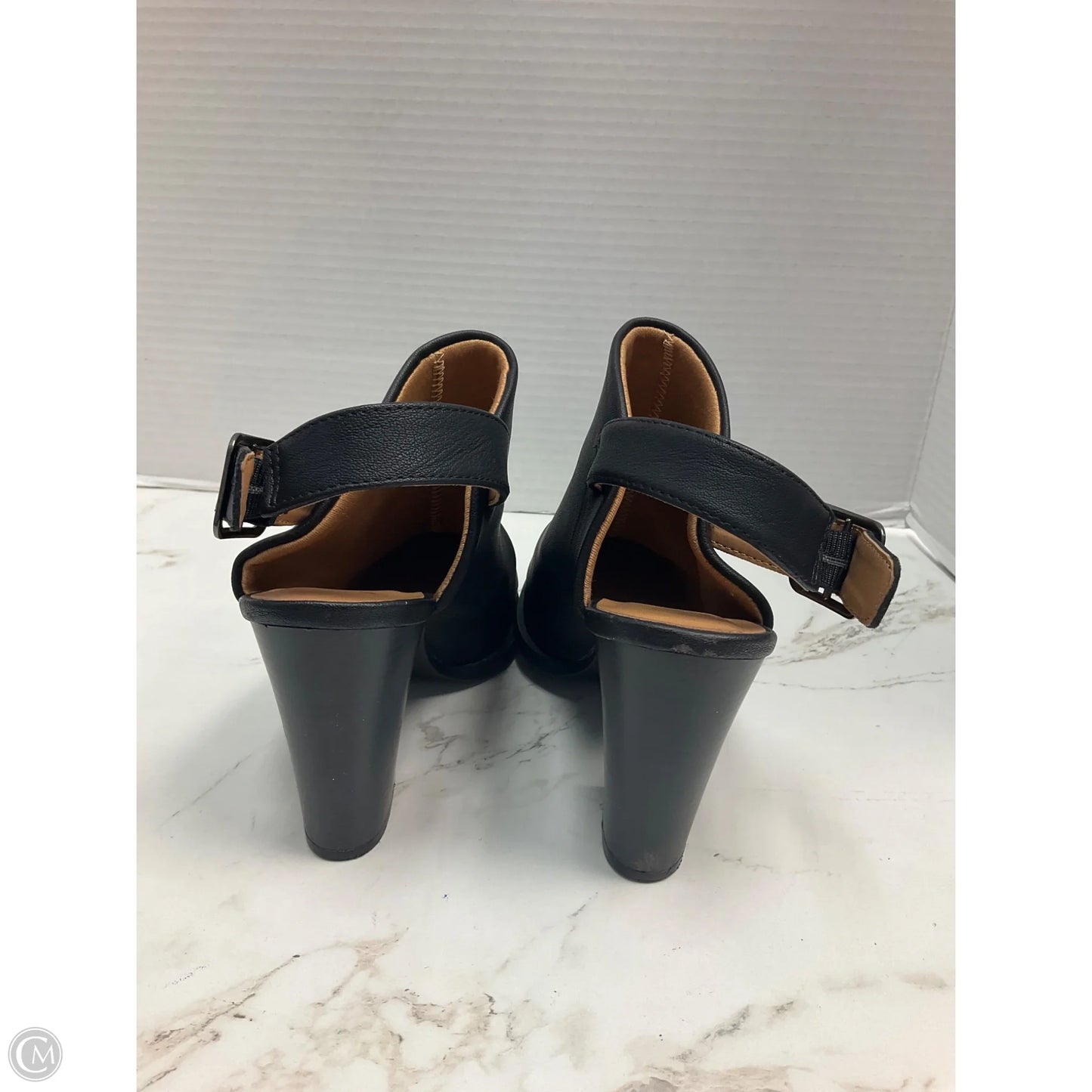 Shoes Heels Block By Derek Heart In Black, Size: 9