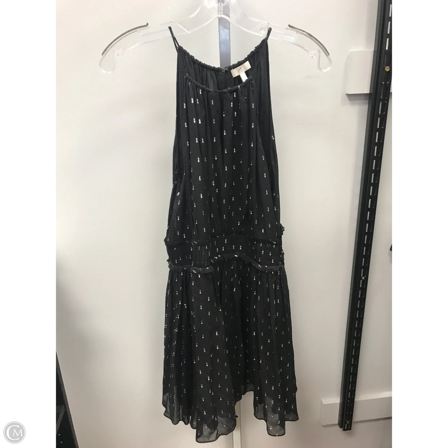 Dress Casual Short By Joie In Black & Silver, Size: Xs