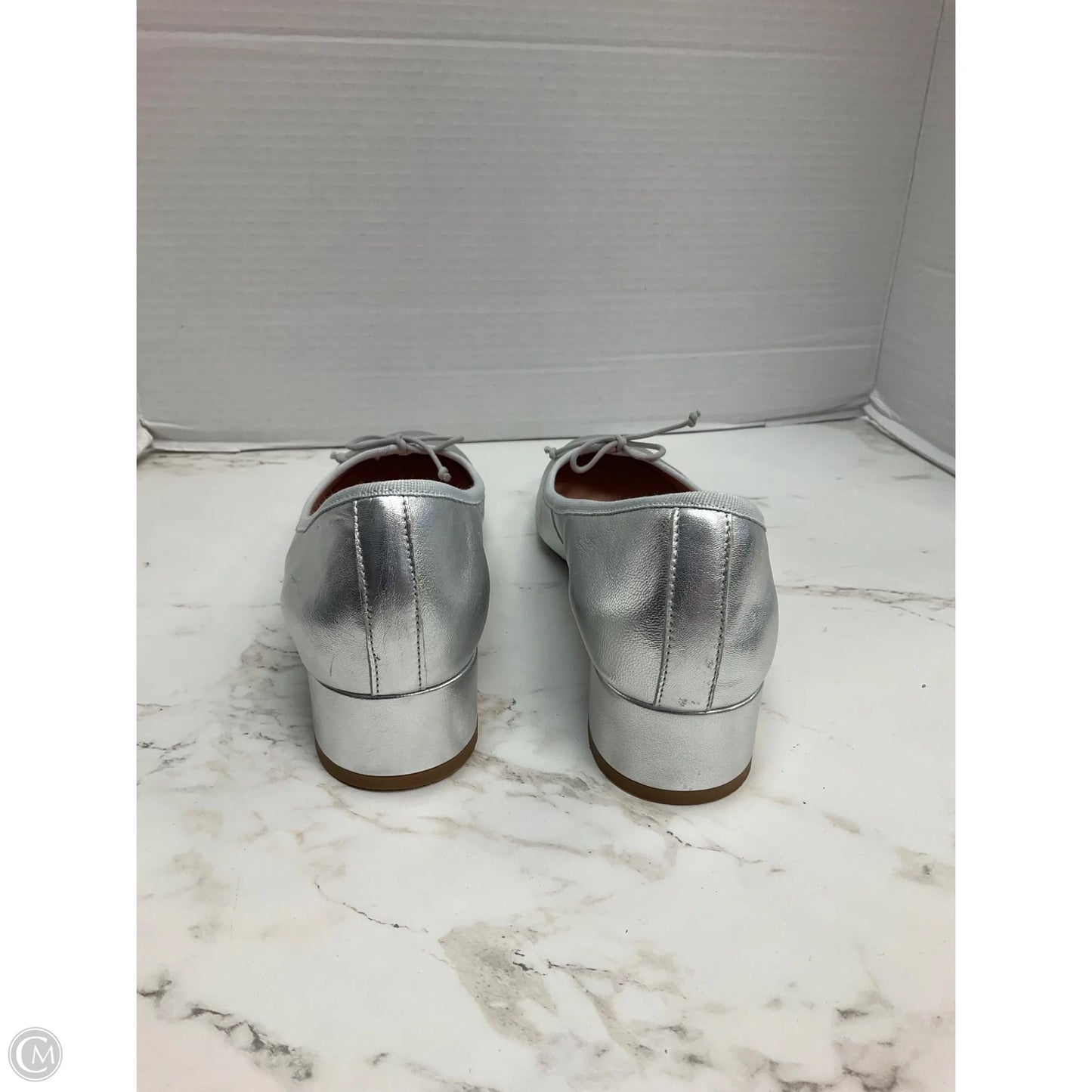 Shoes Heels Block By White Mountain In Silver, Size: 11