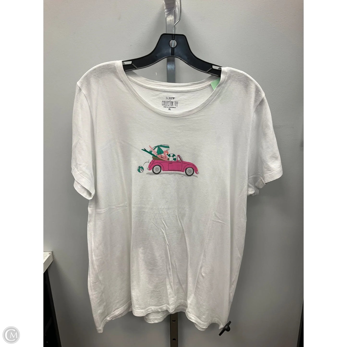 Top Short Sleeve Basic By J. Crew In White, Size: Xl