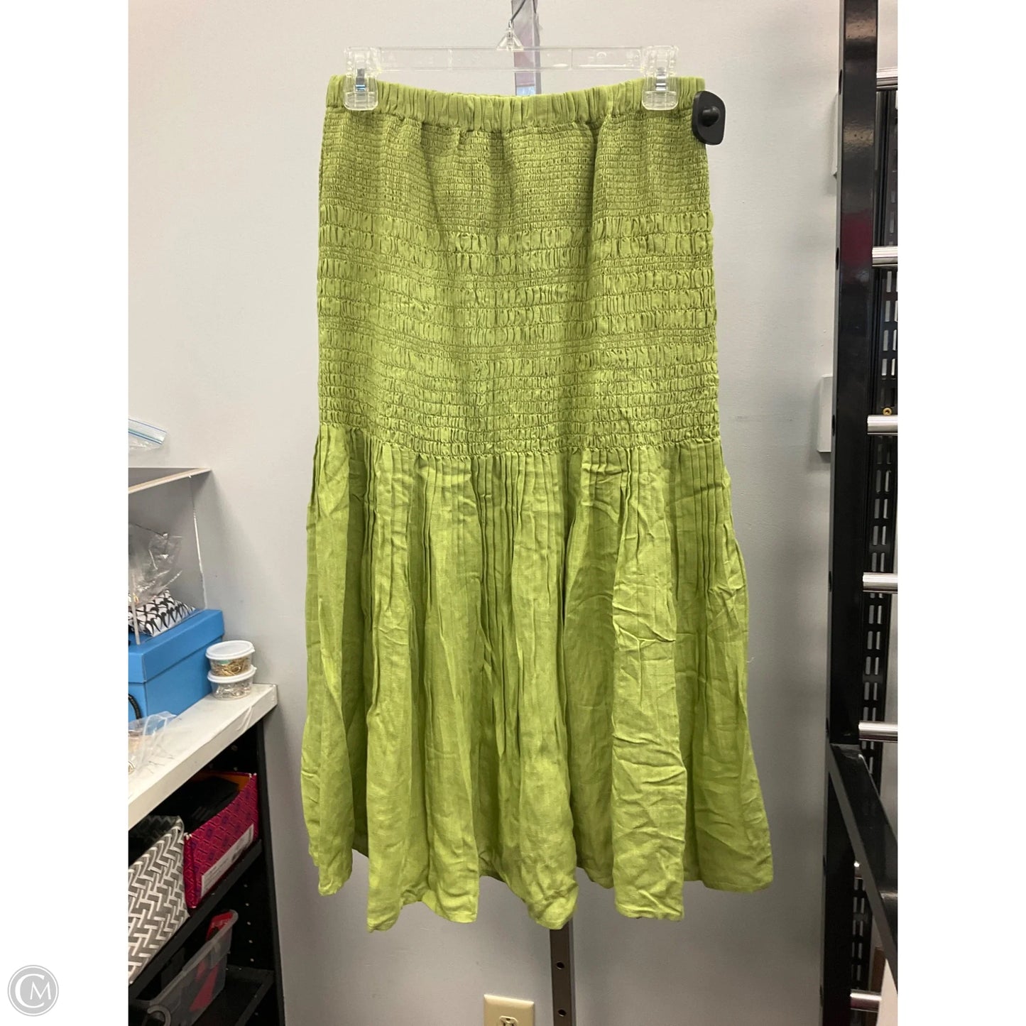Skirt Midi By Lulus In Green, Size: S