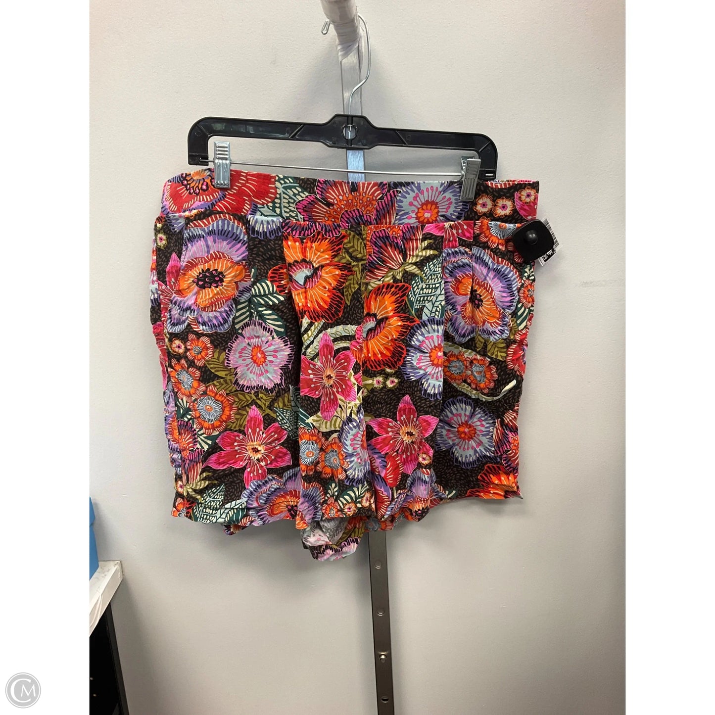 Shortalls By Torrid In Floral Print, Size: 2x