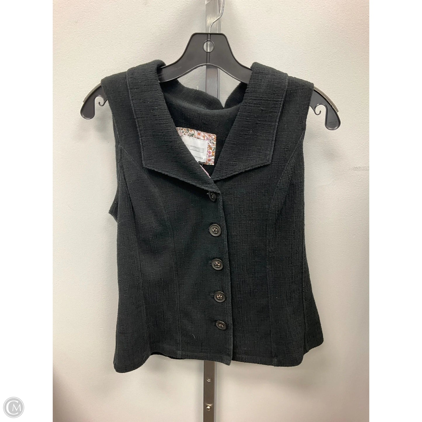 Top Sleeveless By Anthropologie In Black, Size: S