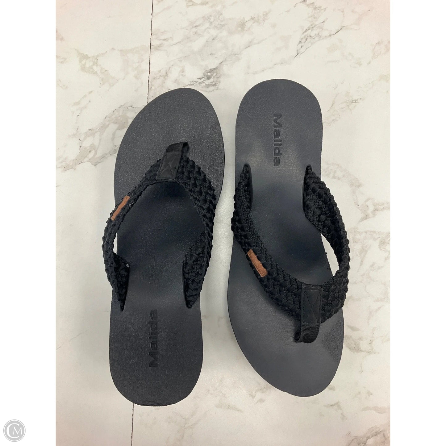 Sandals Flip Flops By Cmc In Black, Size: 10