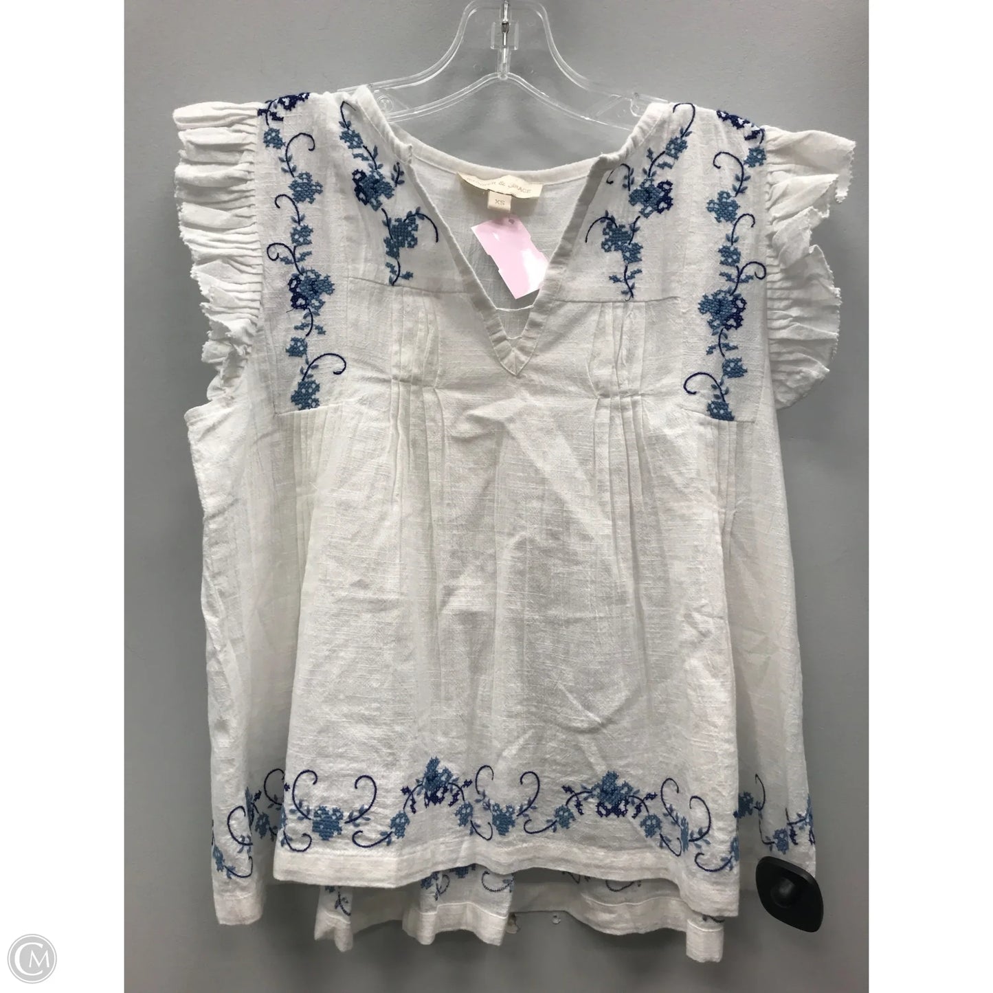Top Sleeveless By Cmc In White, Size: Xs