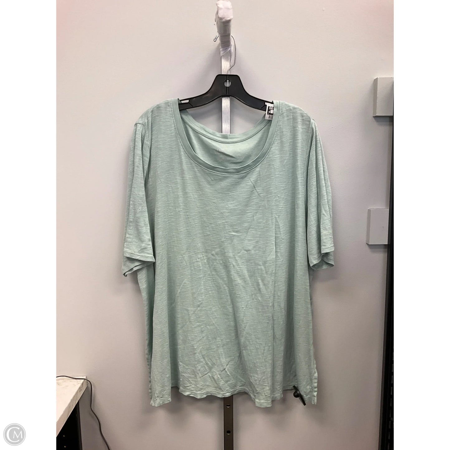Top Short Sleeve By J. Jill In Green, Size: 3x
