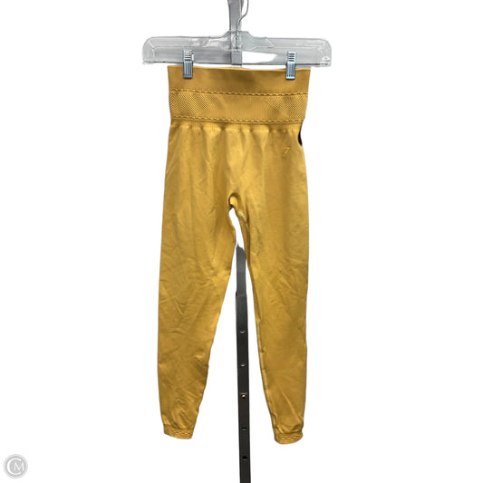 Athletic Leggings By Gym Shark In Gold, Size: S