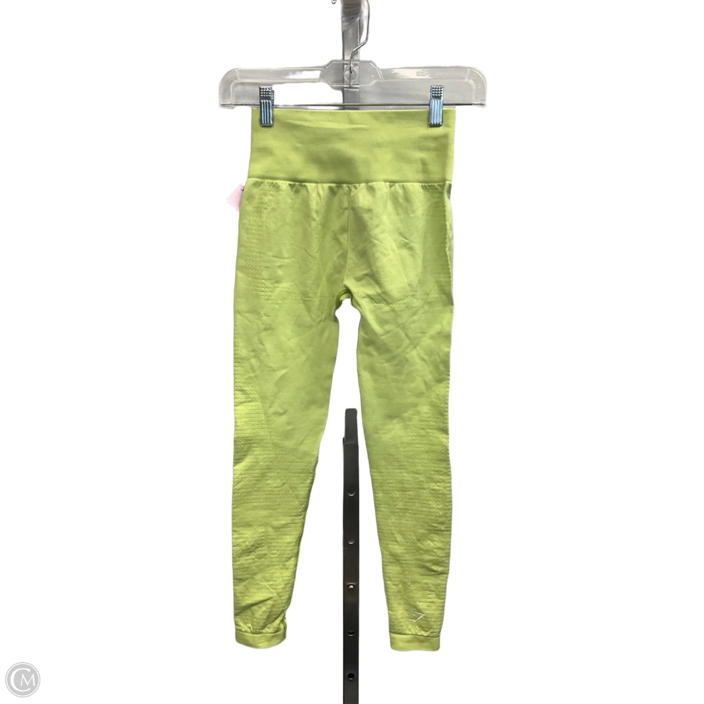 Athletic Leggings By Gym Shark In Green, Size: 0