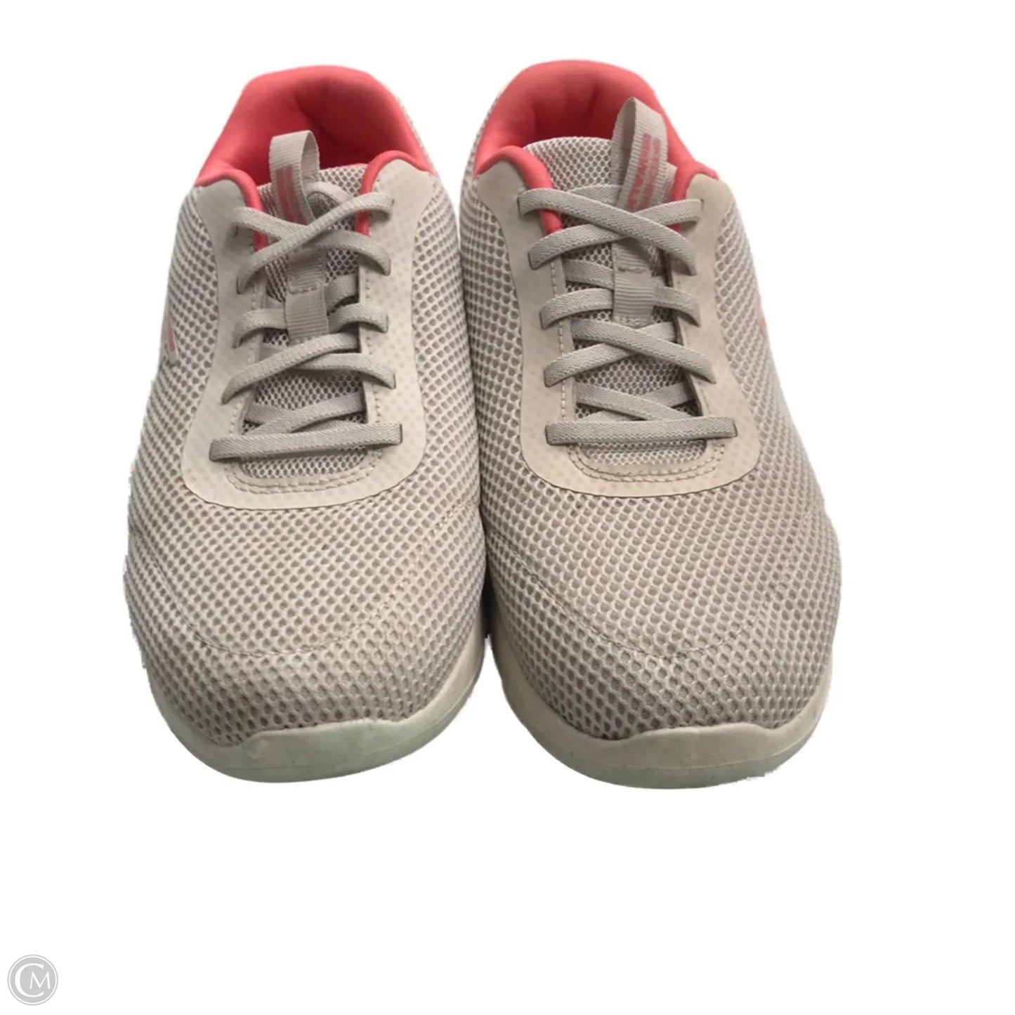 Shoes Sneakers By Skechers In Grey & White, Size: 8