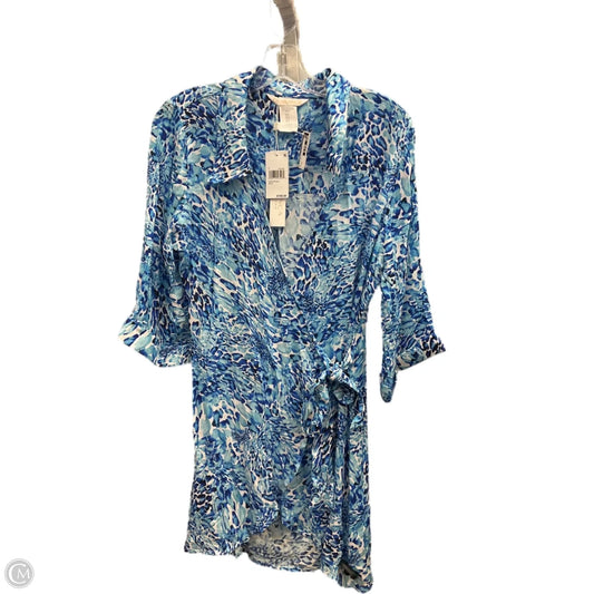 Swimwear Cover-up By La Blanca In Blue & White, Size: S
