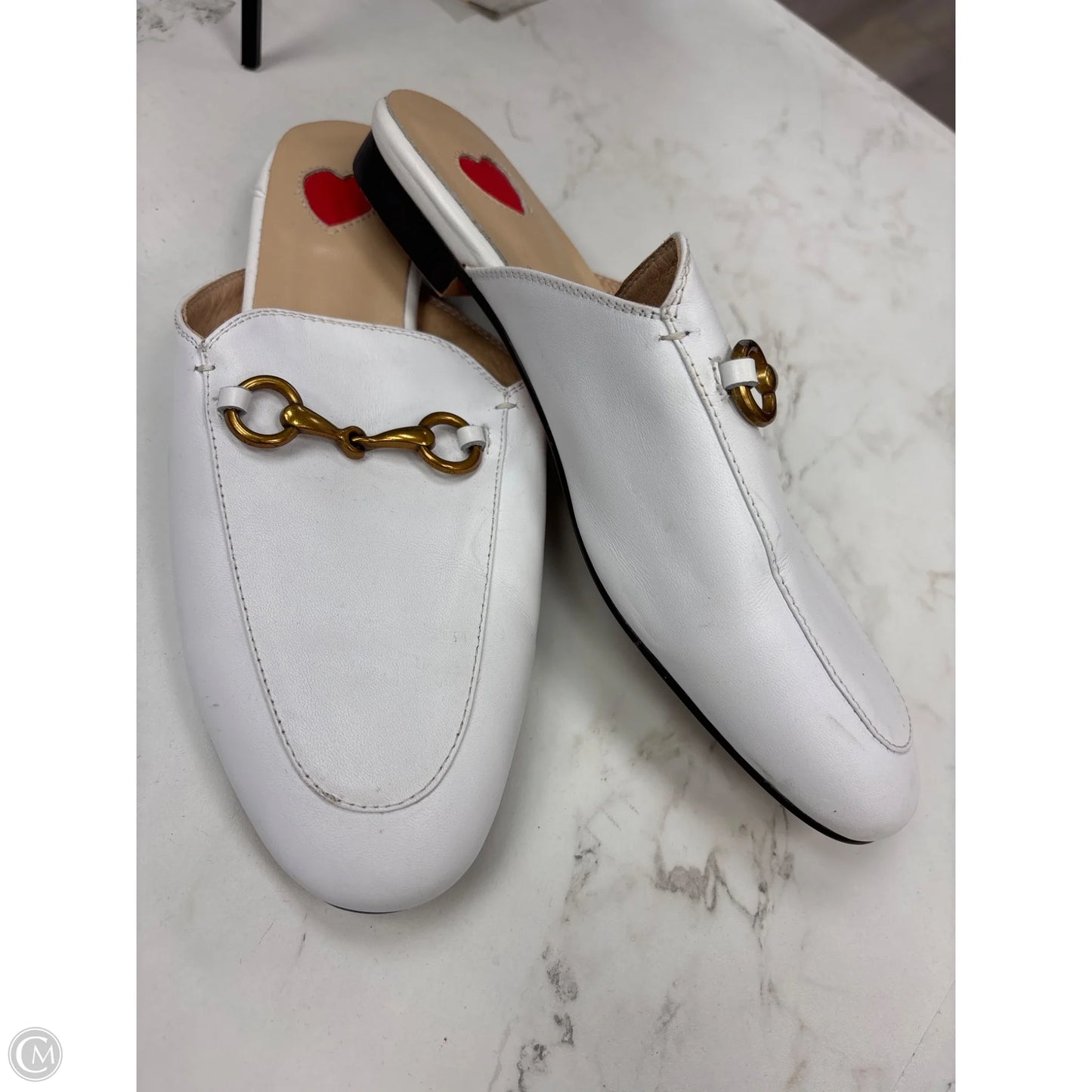 Shoes Flats By Clothes Mentor In White, Size: 6.5