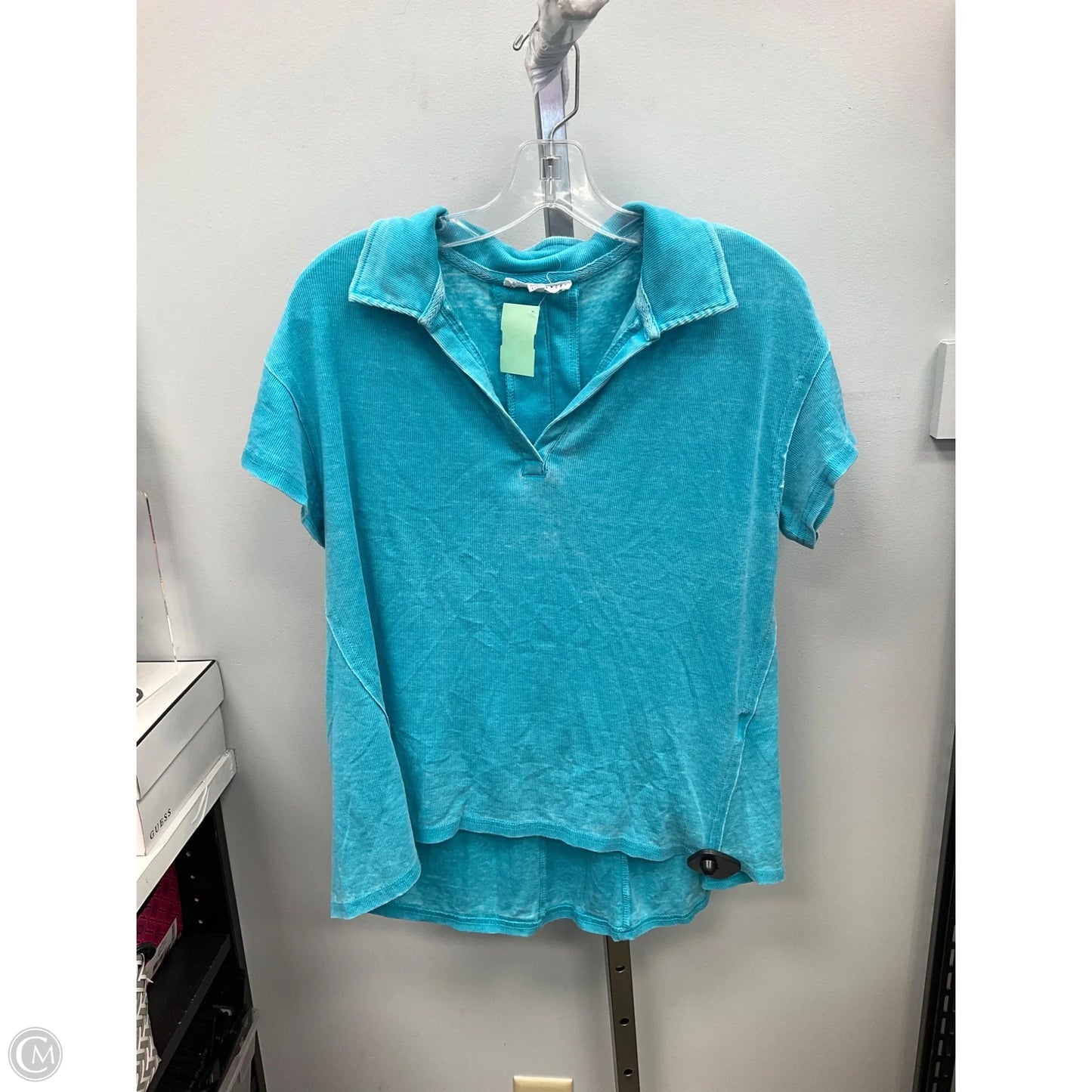 Top Short Sleeve By Jane And Delancey In Blue, Size: S