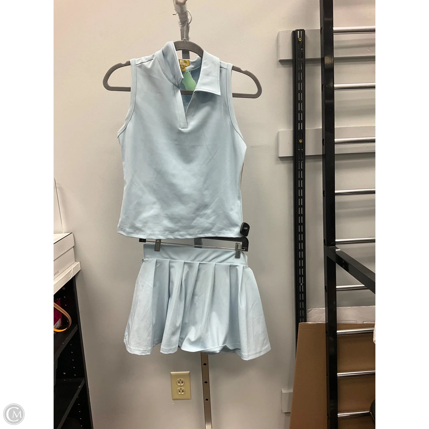 Skort 2pc Set By Clothes Mentor In Blue, Size: L