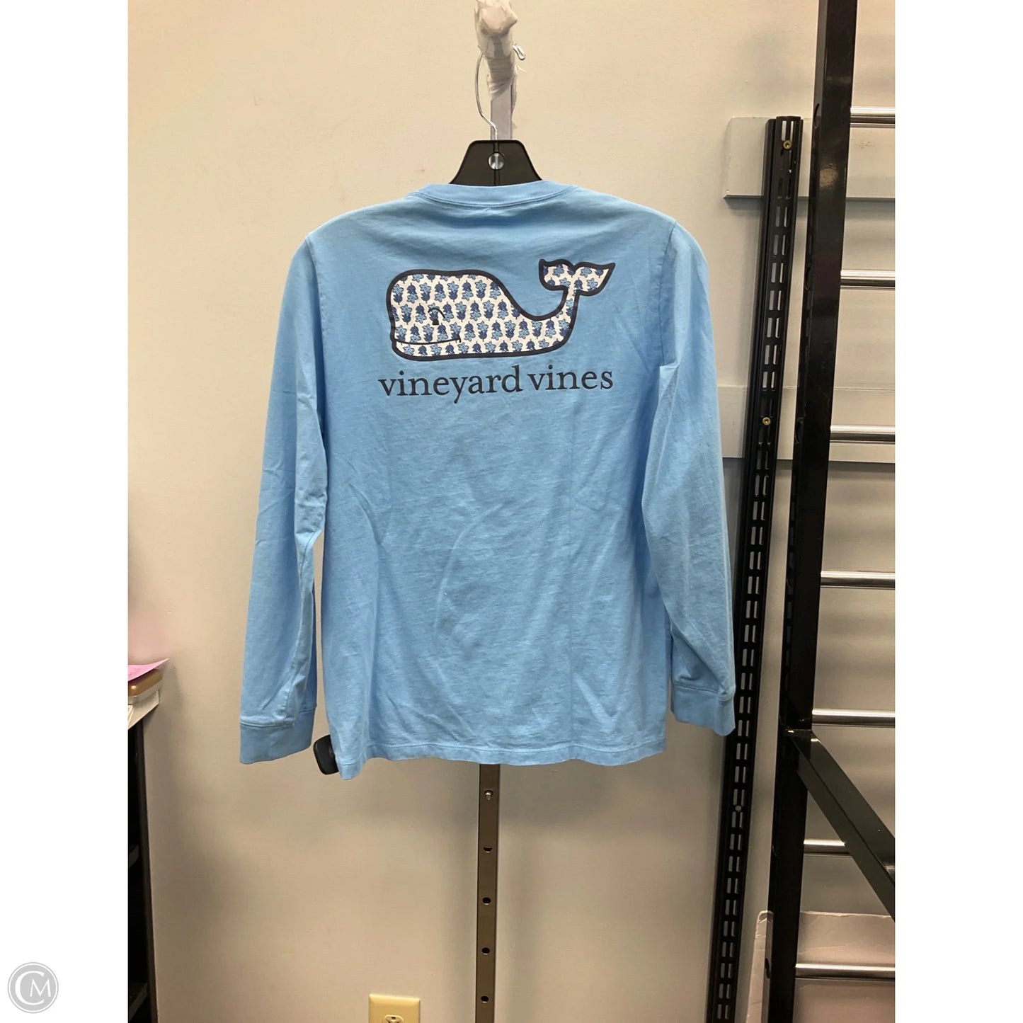 Top Long Sleeve By Vineyard Vines In Blue, Size: L