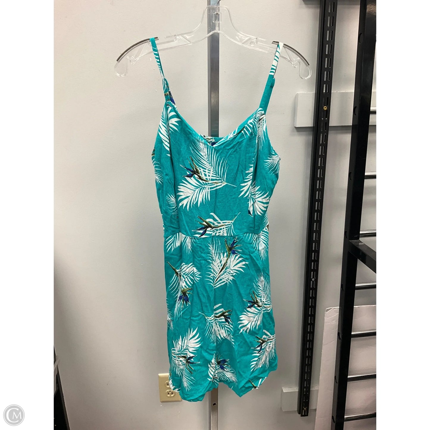 Dress Casual Short By Apt 9 In Aqua, Size: L
